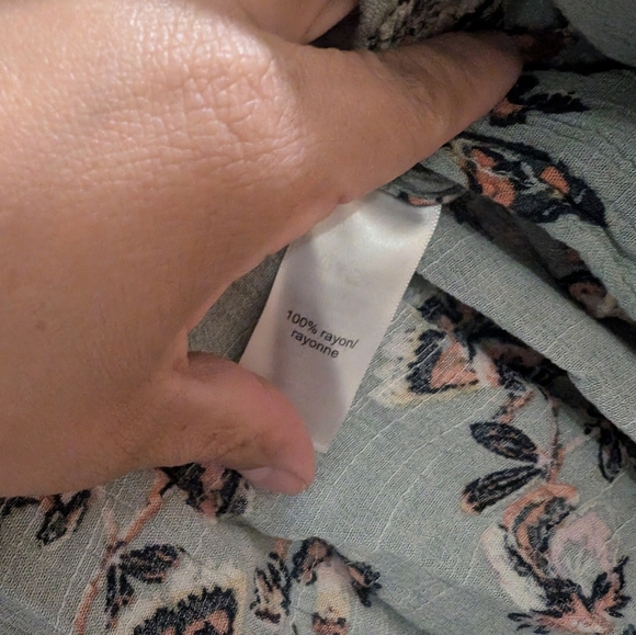 Maurices Patterned Kimono in Blue and Pink - Picture 5 of 6